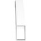Ekena Millwork 5 1/2-in. W x 26-in. D x 26-in. H Balboa Architectural Grade PVC Knee Brace BRCP055X26X26BOA - alternate 5